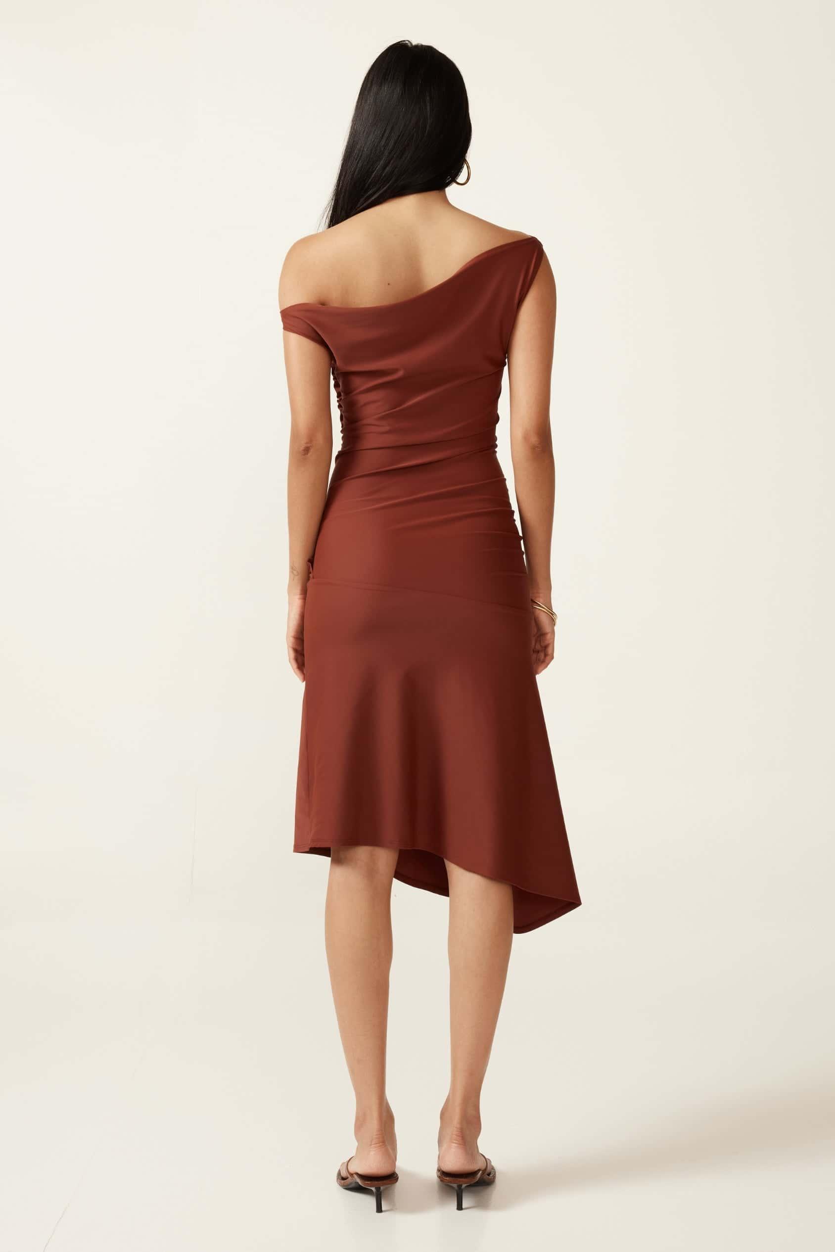 Jean midi dress
