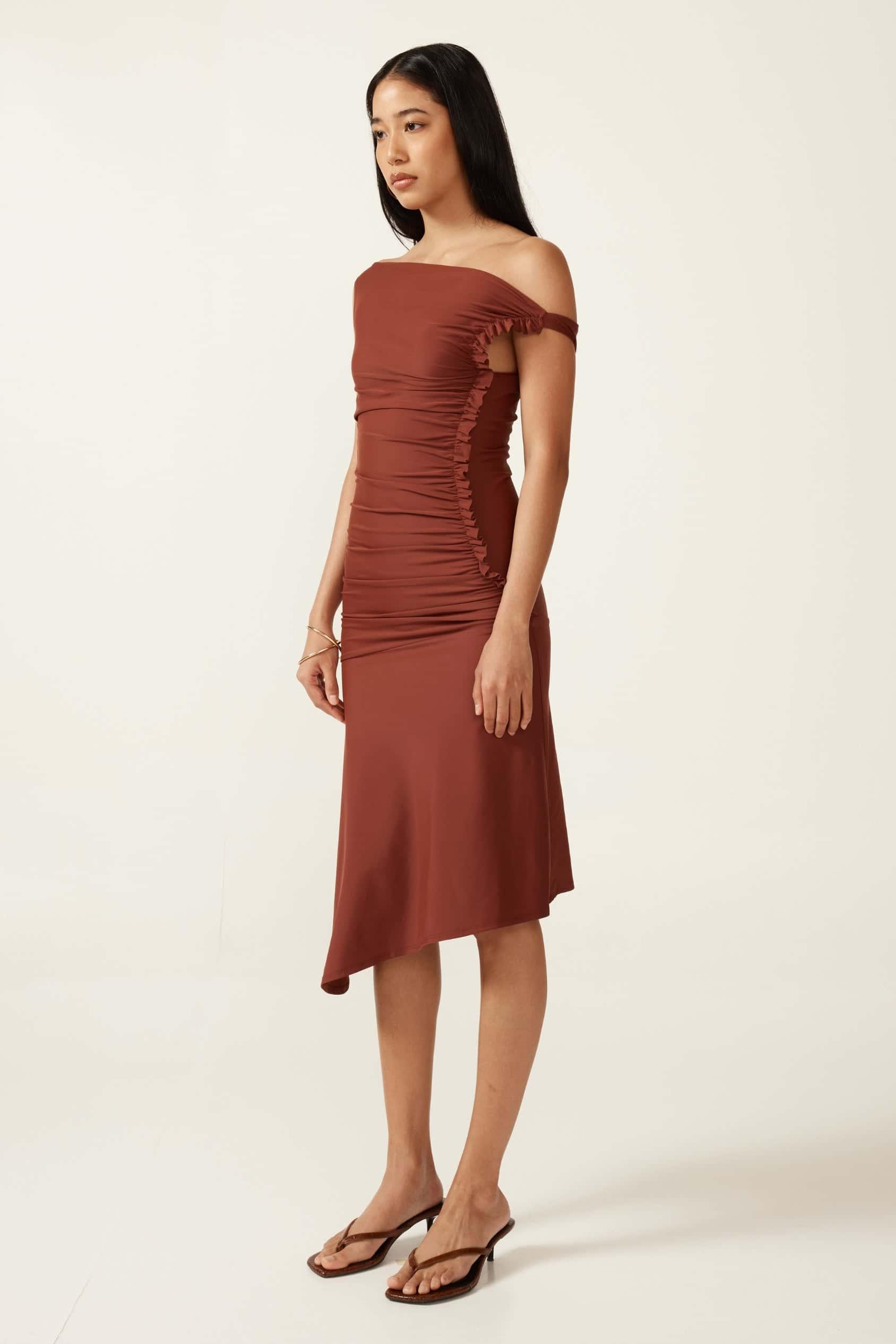 Jean midi dress