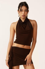 Cecilia top Brown